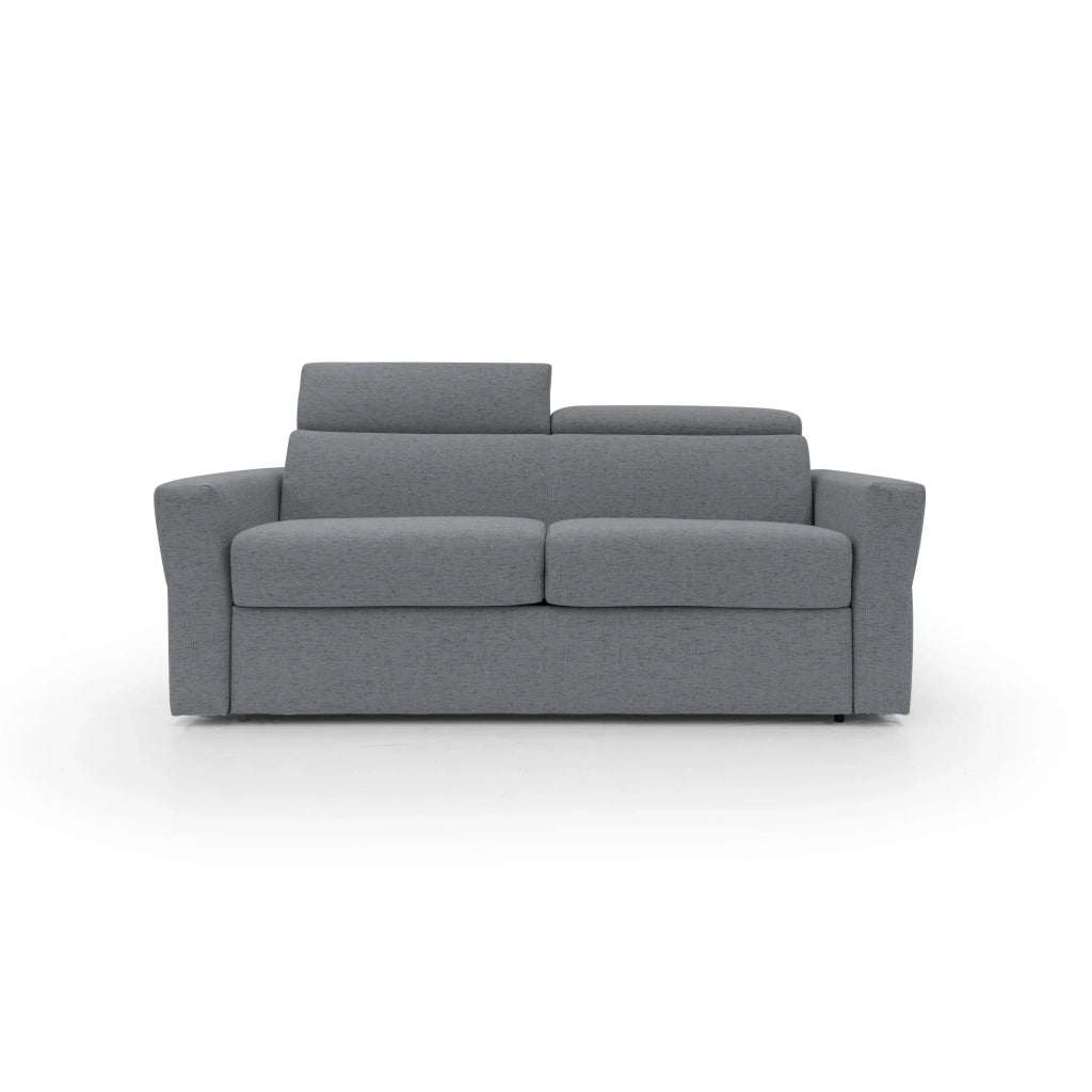 Avalon Divano letto con materasso H18 200 cm (mat. 140x197 cm) giallo