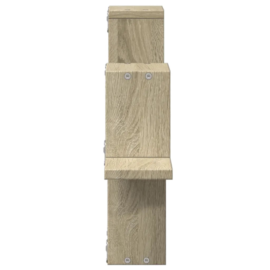 Scaffale a Parete Rovere Sonoma 104,5x10x43cm Legno Multistrato