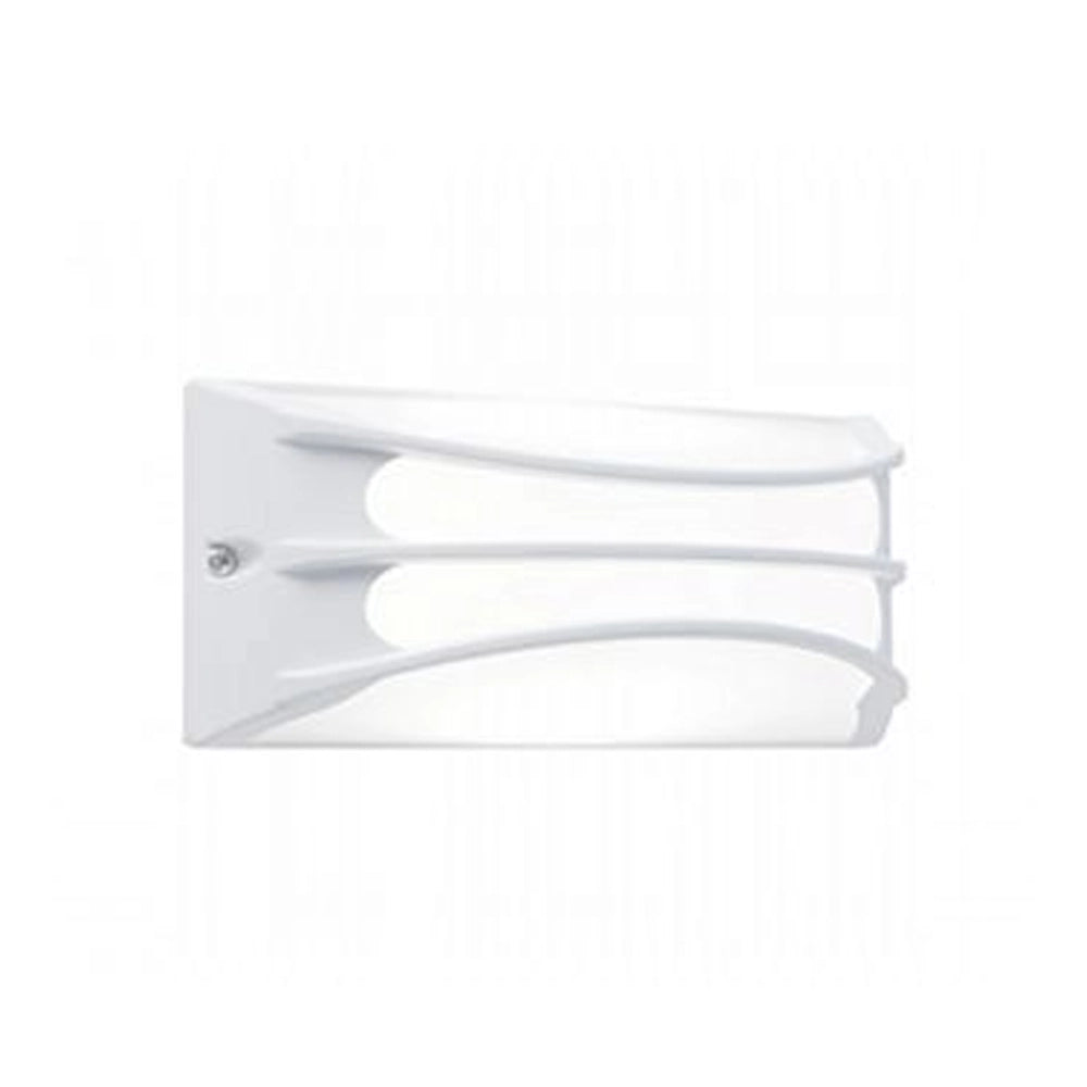 Applique Esterno Contemp. Bra Alluminio E Termoplastica Bianco Led 10W 4000K