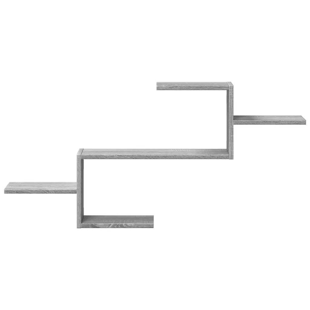 Mensola a Muro Grigio Sonoma 104x15x49 cm Legno Multistrato 853205