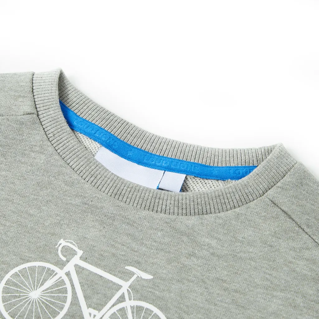 Felpa da Bambino Cachi Chiaro MÃ©lange 116cod mxl 110741