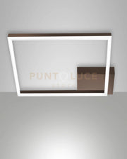 BARD PLAFONIERA CORTEN A LED 3000K - 39W - 3880 lm  DIMMERABILE 45CM  C/ACCESS.