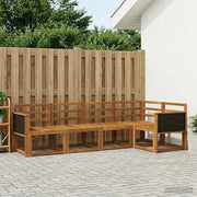 Set di divani da esterno 5 pcs Naturale