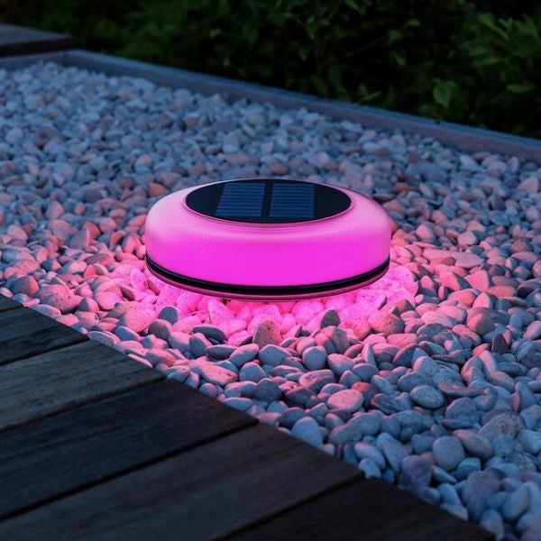 LAMPADA SOLARE A LED CON PICCHETTO 1W 2700K/RGB 20 LUMEN TWIST BENEITO