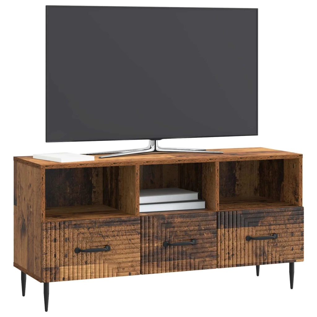 Mobile TV Legno antico 102 x 34,5 x 50 cm Legno ingegnerizzato