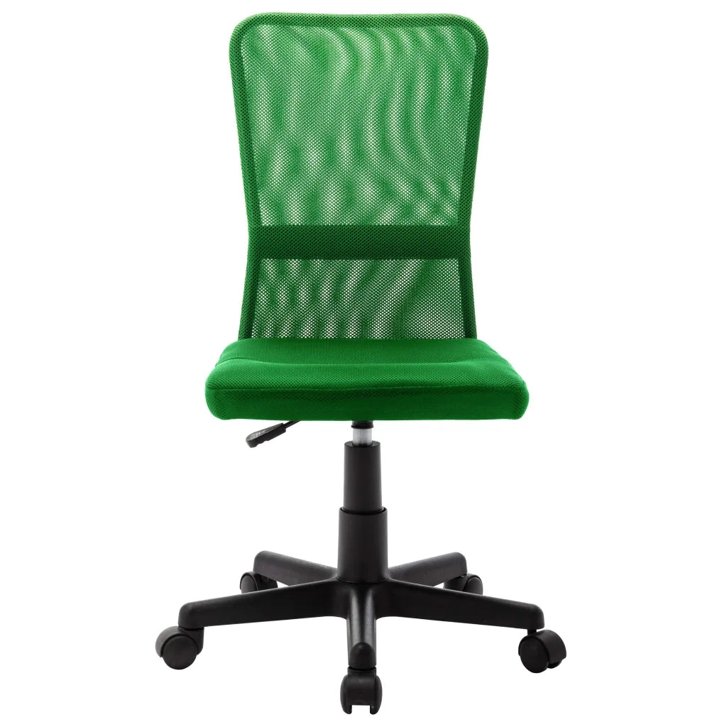 Sedia da Ufficio Verde 44x52x100 cm in Tessuto a Rete 289514