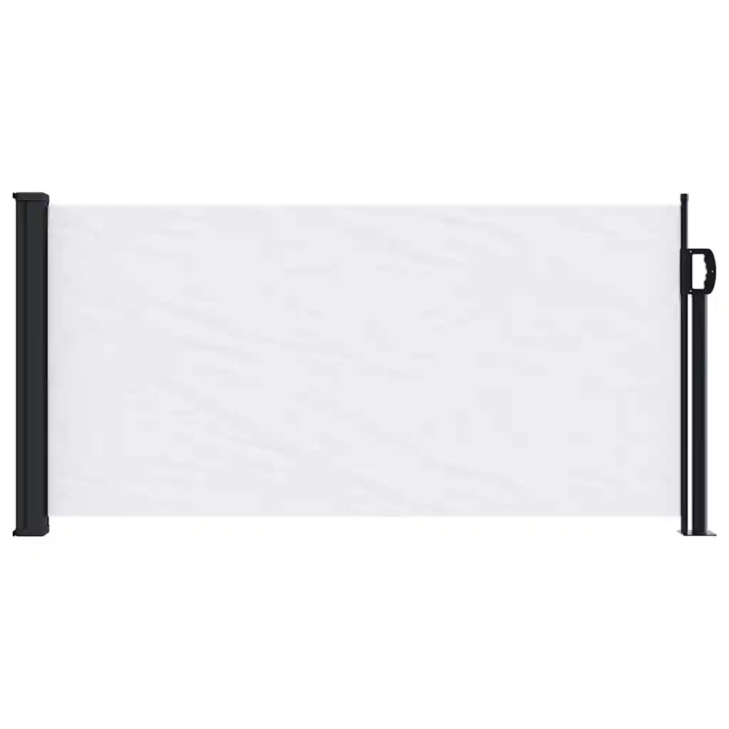 Tenda da Sole Laterale Retrattile-Tenda parasole per balcone per giardino Bianco 100x300 cm