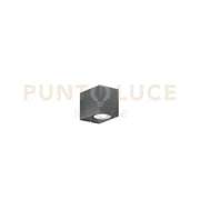 APPLIQUE QUBO ANTRACITE 1 LUCE ATTACCO GU10 IP54 6,7X9,3X8CM