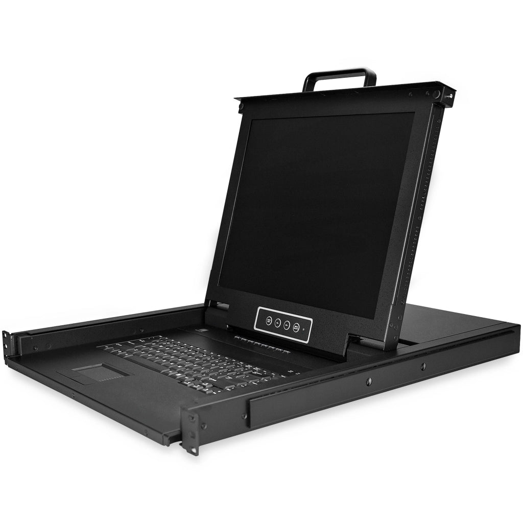 Startech.com rkcons1708k console a rack 43,2 cm (17") 1280 x 1024 pixel acciaio nero 1u