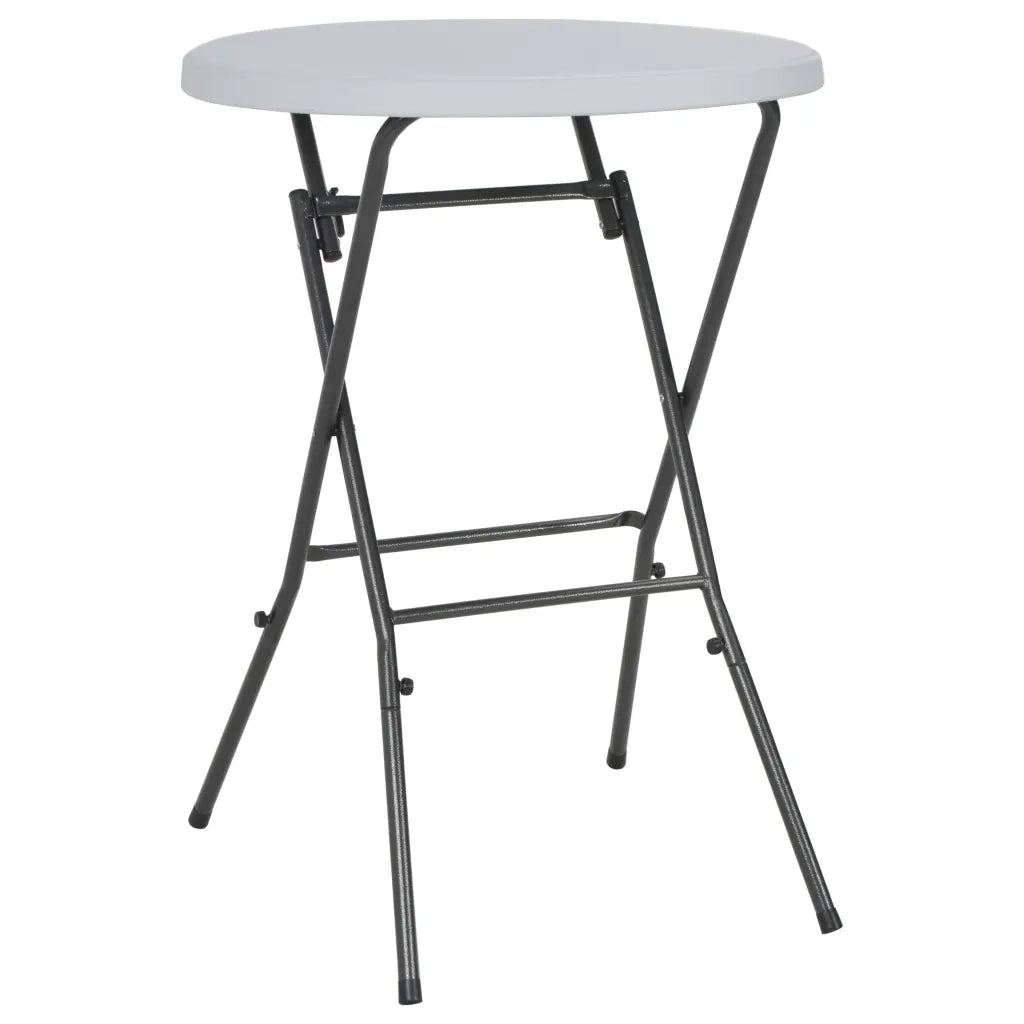 Tavolo da Bar Pieghevole Bianco 80x110 cm in HDPE cod mxl 34301