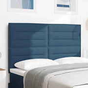 Testiera LED con strisce LED con testiera Blu 160 cm Tessuto 3338299