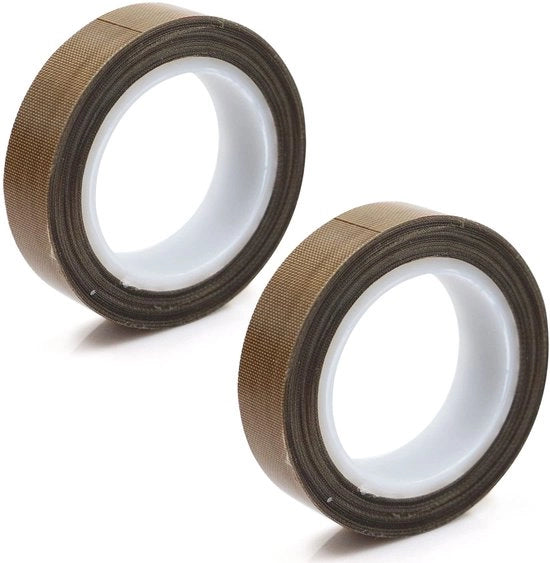 Nastro di Teflon - Alta Temperatura - Ideale per Macchine a Vuoto - 15mm x 10m - Per Isolamento e Sigillatura - Adatto per Elettrodomestici