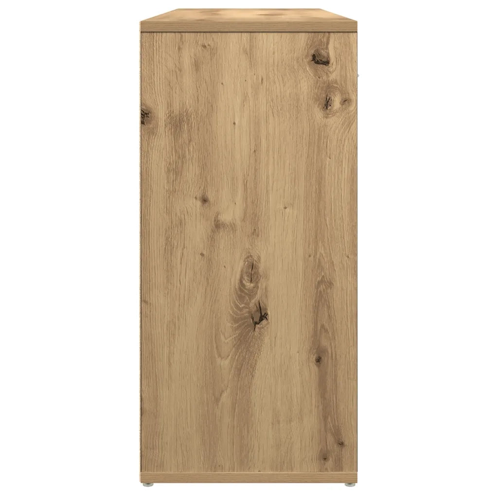 Credenza Rovere Artigianale 88x30x64 cm in Legno Multistrato