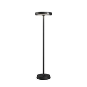 Barbell Solar RF - Lampada a led da terra solare e ricaricabile 65W - Piantana da esterno 3 altezze 156-113-70 cm Nera