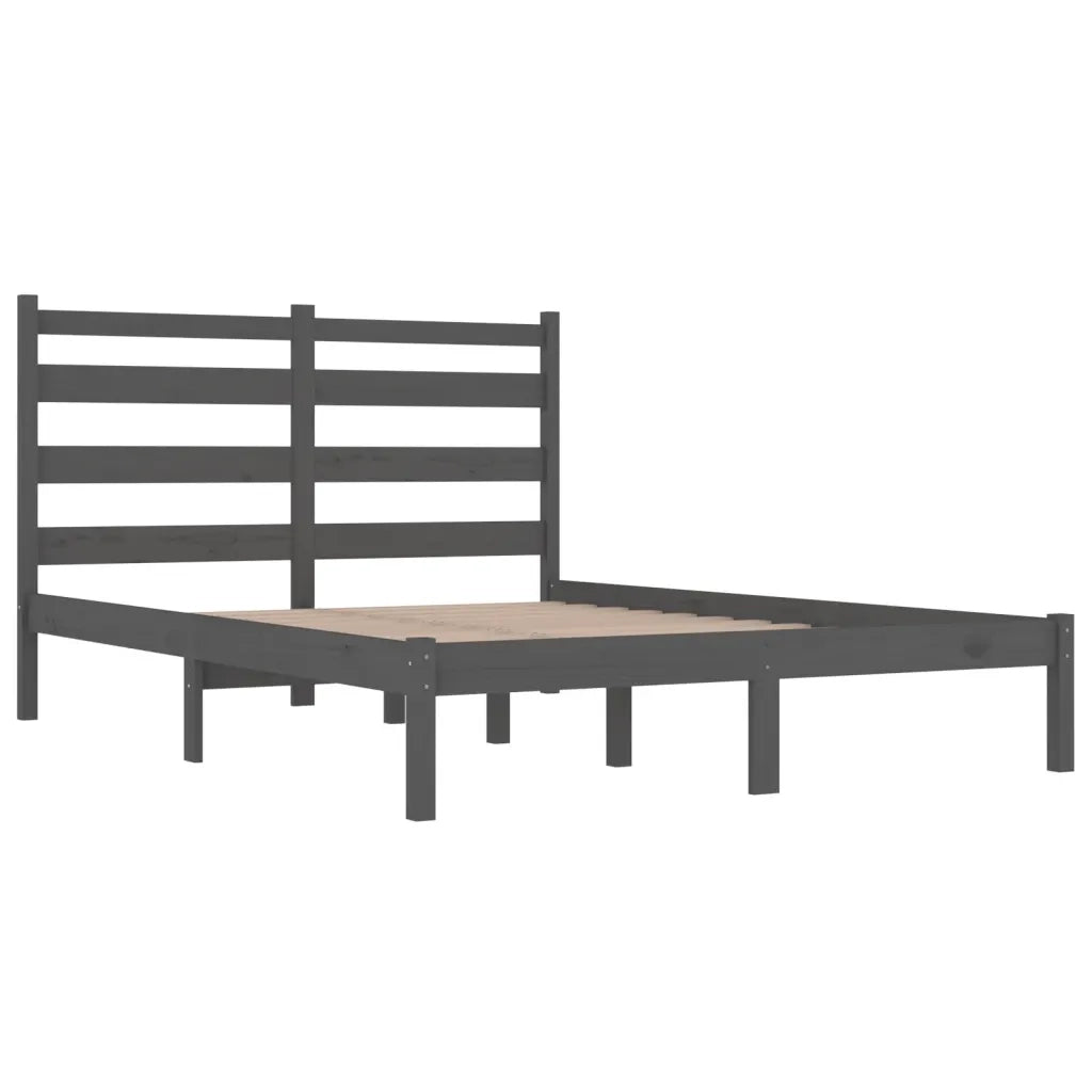 Giroletto Grigio in Legno Massello di Pino 200x200 cm 3103670