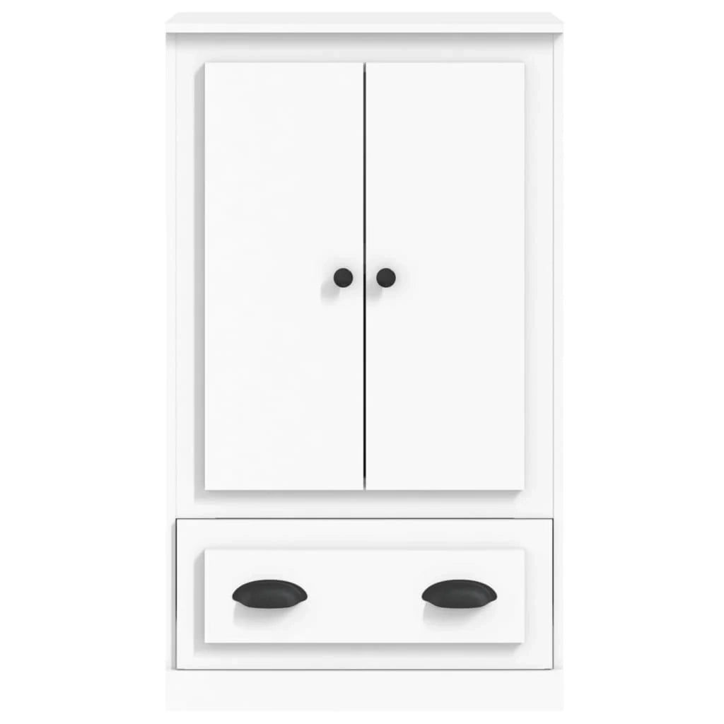 Buffet credenza cassettiera mobiletto mobile contenitore organizer per cucina soggiorno salotto alto 60 x 35,5 x 103,5 cm legno ingegnerizzato bianco 02_0032466