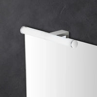 Specchio bagno 60x80 cm reversibile con luce LED naturale