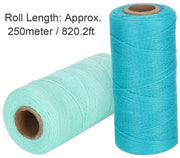 Filato di cotone 100% - 2 bobine da 250m - 8/4 filato - ambientalmente compatibile - senza odori - adatto per tessitura - filato per tessitura