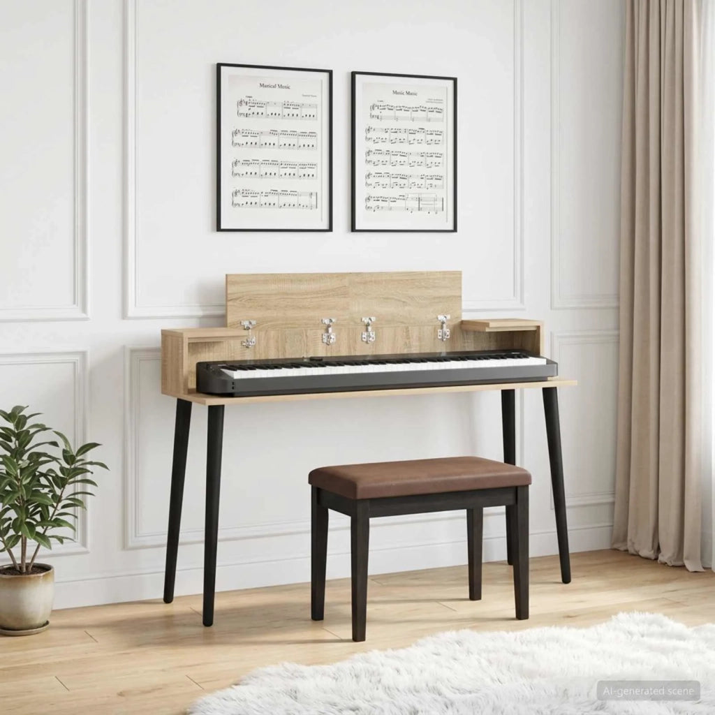Scrivania studio Rovere Sonoma 152 x 36 x 19,5 cm 8006694