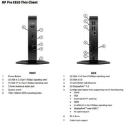 Hp pro t550 thin client 2 ghz windows 10 iot enterprise 1,3 kg nero j6412 - 5H0X0EA#ABZ