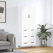 Credenza Bianca 69,5x34x180 cm in Legno Multistratocod mxl 131423