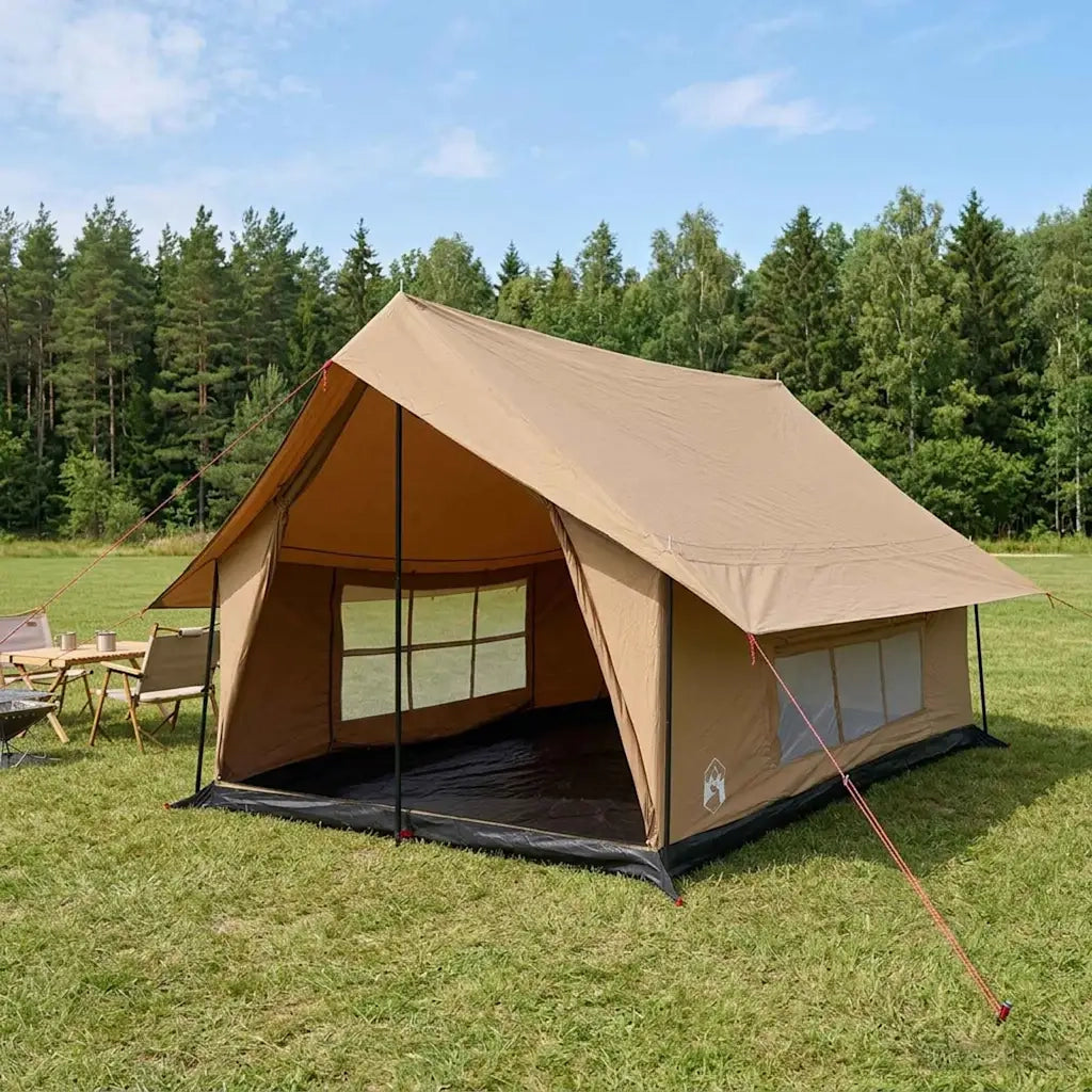 Tenda Capanna Marrone 340 x 246 x 210 cm Policotone 42017507