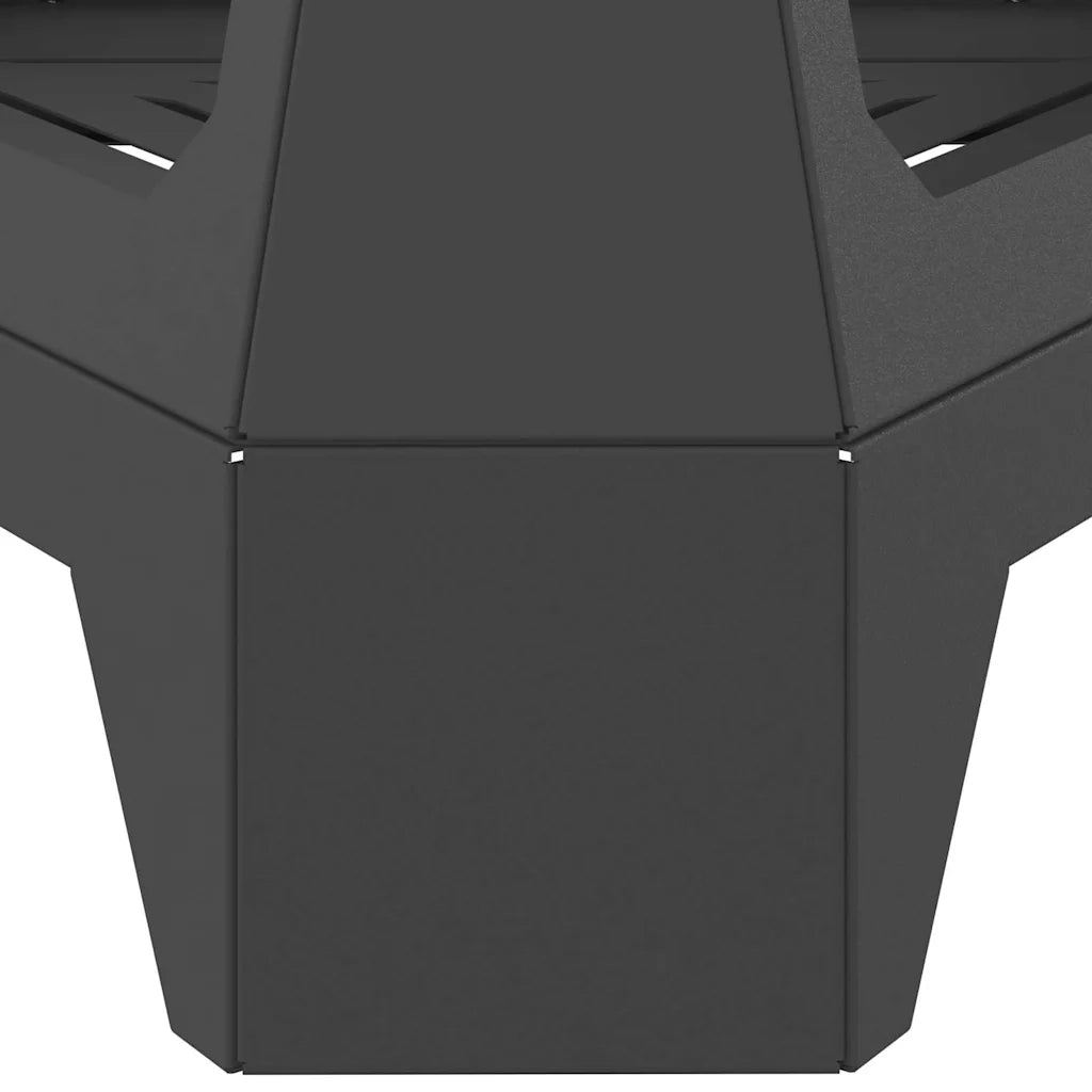 Focolare Nero 50 x 43 x 52 cm Acciaio CFW7405232