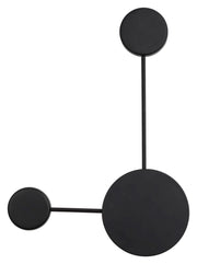 Applique moderna cerchi neri LED 7W 4000K Rabalux Amadeo