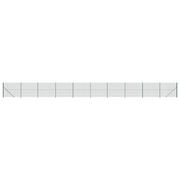 Recinzione da Giardino | Recinzione Metallica con Flangia Verde 1,8x25 m