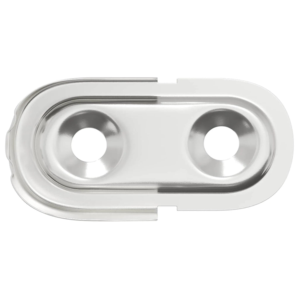 Braccio per asta dell'armadio 12 pz Zinco Bianco Ferro CFW2789990