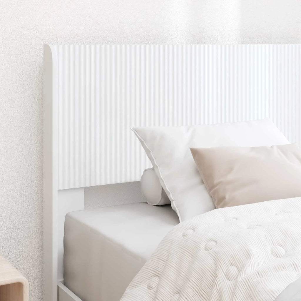 Struttura del letto con stoccaggio e testata Bianco 90 x 200 cm 3414259