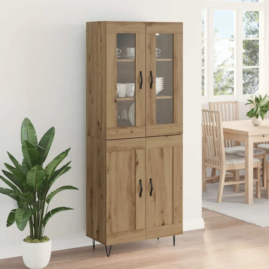Credenza Rovere artigianale 69,5 x 34 x 90 cm Legno multistrato