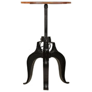 Tavolo da Bar in Legno Massello di Recupero 60x(76-110) cm 245267