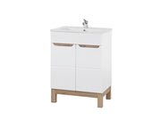 Set mobili bagno 60 cm con lavabo Bali White 60 x 1401 x 1401 cm