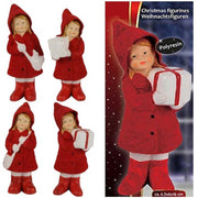 Trade Shop - Statua Natalizia In Poliresina 16cm Statuetta Decorazione Casa Modello Casuale -