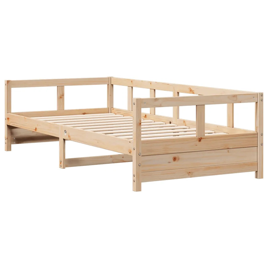 Dormeuse Naturale 80x200 cm in Legno Massello di Pino 854958