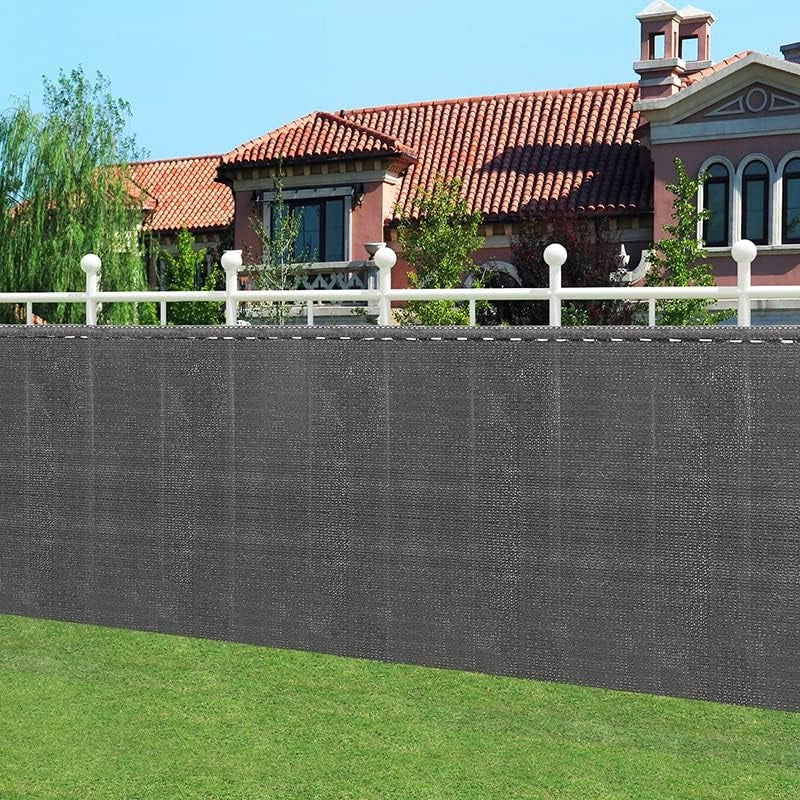 Rete Ombreggiante per Balcone 2x15 m in Tessuto HDPE da 150 g/m², Telo Frangivista Frangivento Stabilizzato ai Raggi UV per Recinzione, Giardino, Ringhiera, Fascette Incluse, Antracite