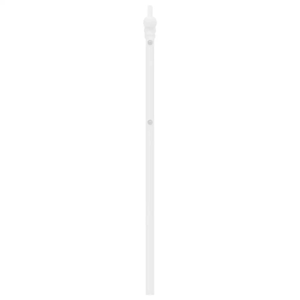 Testiera di Ricambio in Metallo Bianco 150 cm 373970
