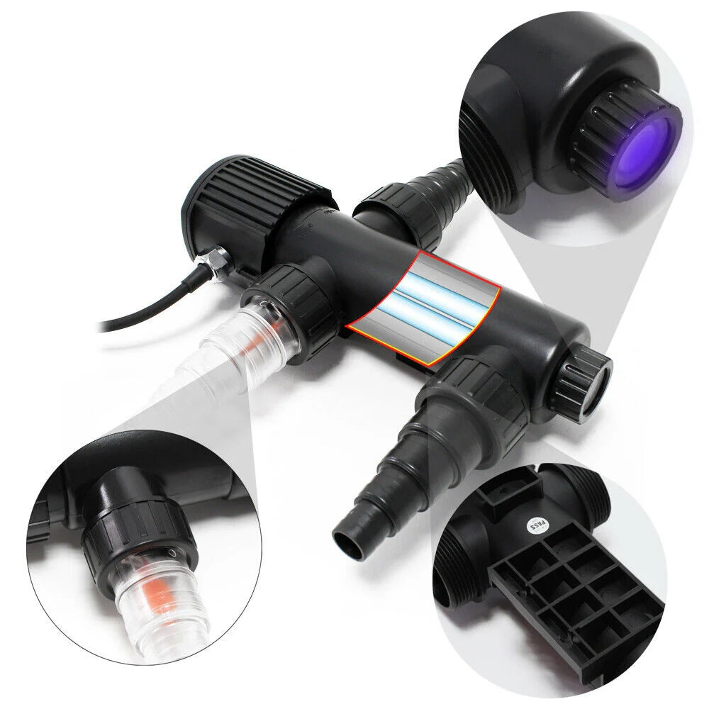 Lampada sterilizzatrice UVC da 9 watt per stagni e piscine filtro 16_0001530