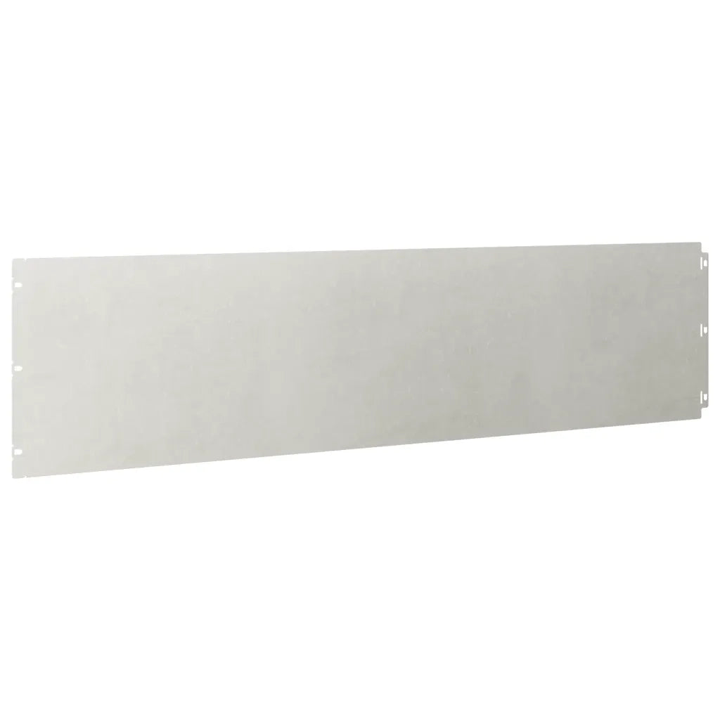 Bordura per Prato 20 pz 25 x 103 cm Acciaio Inox Argento 860176