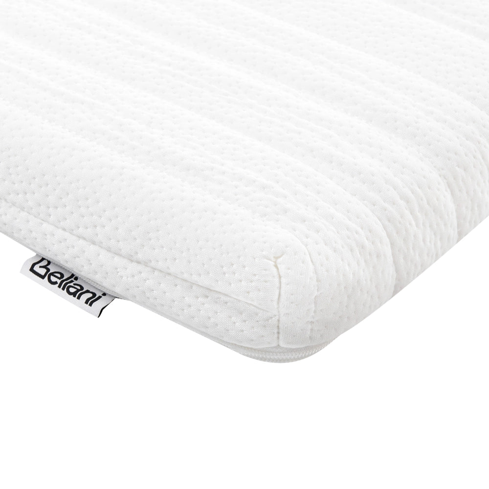 Coprimaterasso in schiuma bianca 90 x 200 cm comfort morbidezza