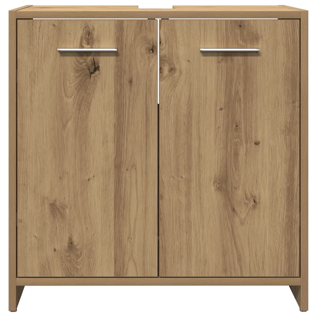 vidaXL Mobile Lavabo Bagno Rovere Artigianale Legno Multistrato