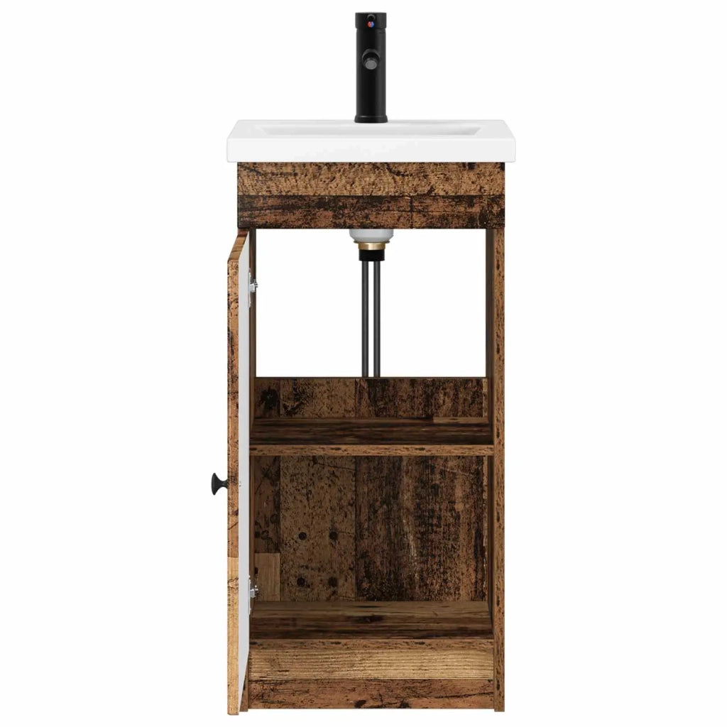 Mobile da bagno con lavabo Legno antico 42 x 40 x 84,5 cm 890002