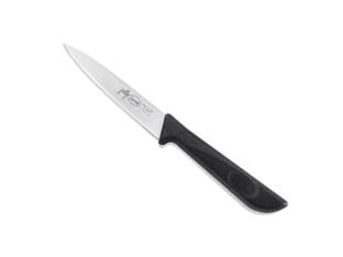 COLTELLO JOLLY MICROSEGHETTATO MANICO NERO- - cm.11 - 2 pezzi SANELLI