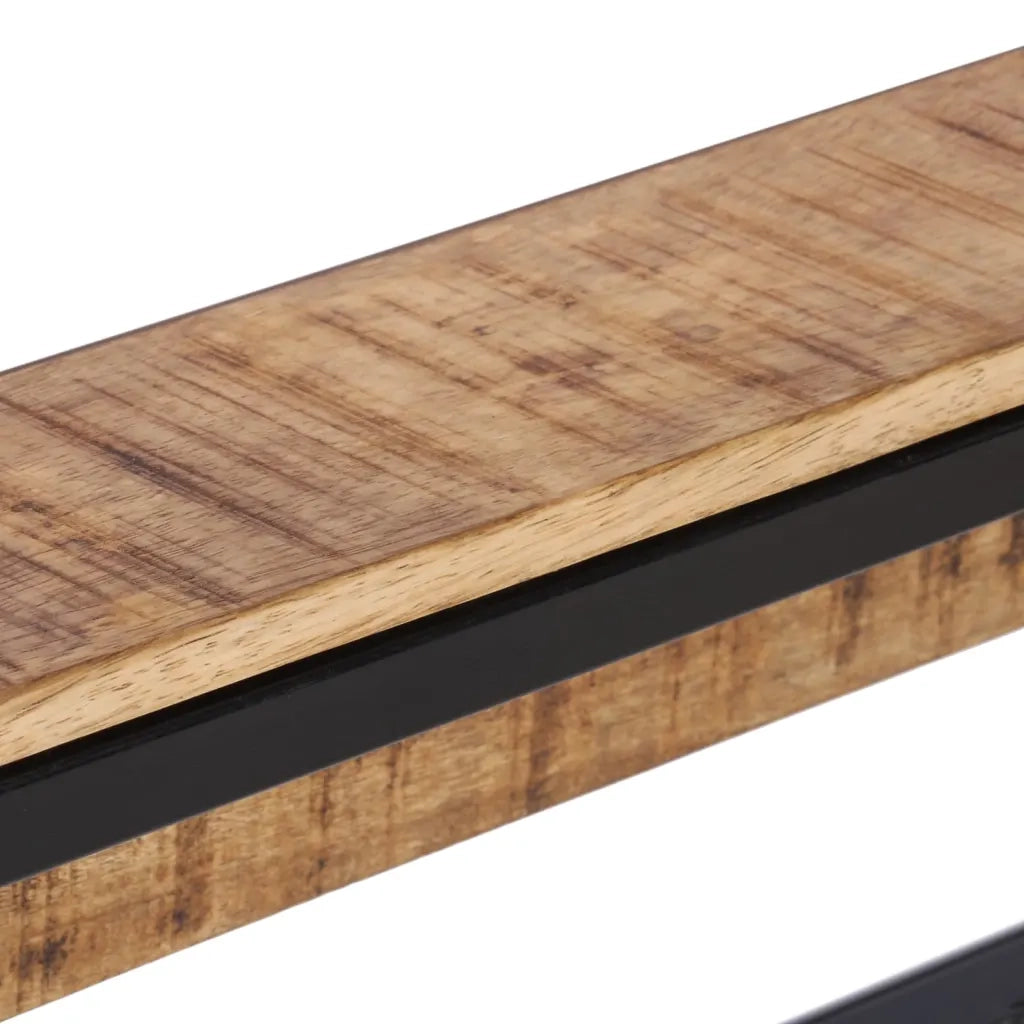 Appendiabiti 87x10x27 cm in Legno Massello Grezzo di Mango CFW8051367