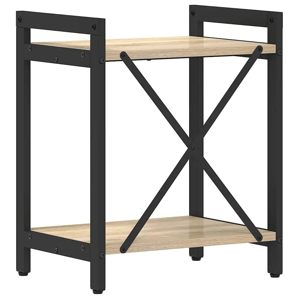 Libreria-Scaffale per Libri-Mobile di Stoccaggio Rovere Sonoma 40 x 30 x 50 cm Legno multistrato