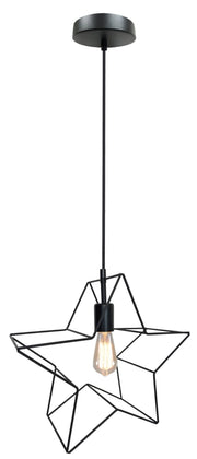 Lampada a sospensione Candellux Gwiazdka nera E27 120cm