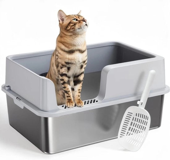Ciotola per gatti in acciaio inossidabile XXL con bordo alto per gatti grandi - Inclusa ciotola per gatto 

Modello: 
Capacità: 
Peso: 
Dimensioni: 
Materiali: 
Colore: 
Certificazioni: