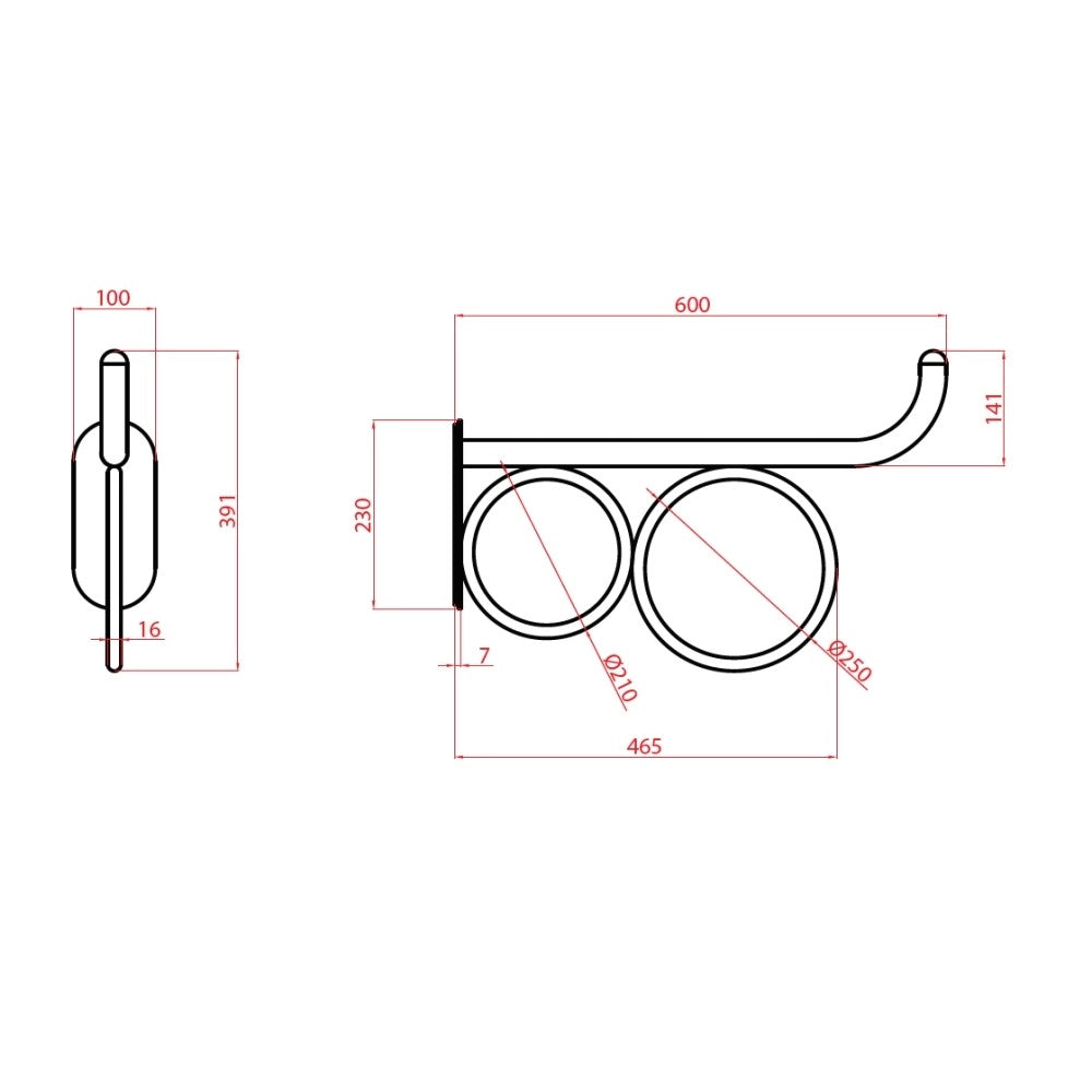Maniglia 60 cm bagno disabili terza eta giotto inox bianco opaco