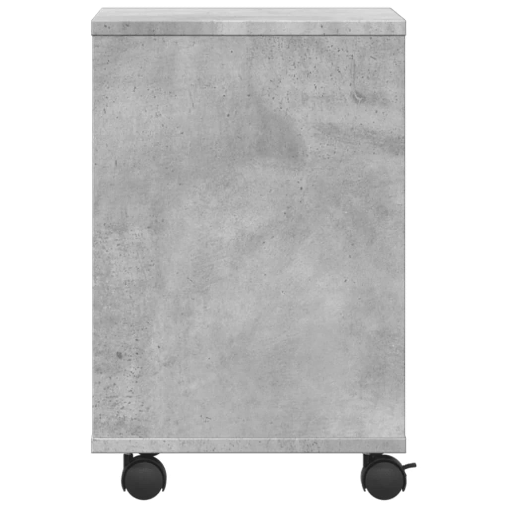 Supporto per stampante unità da scrivania con ruote 41 x 32 x 48 cm grigio 02_0044749